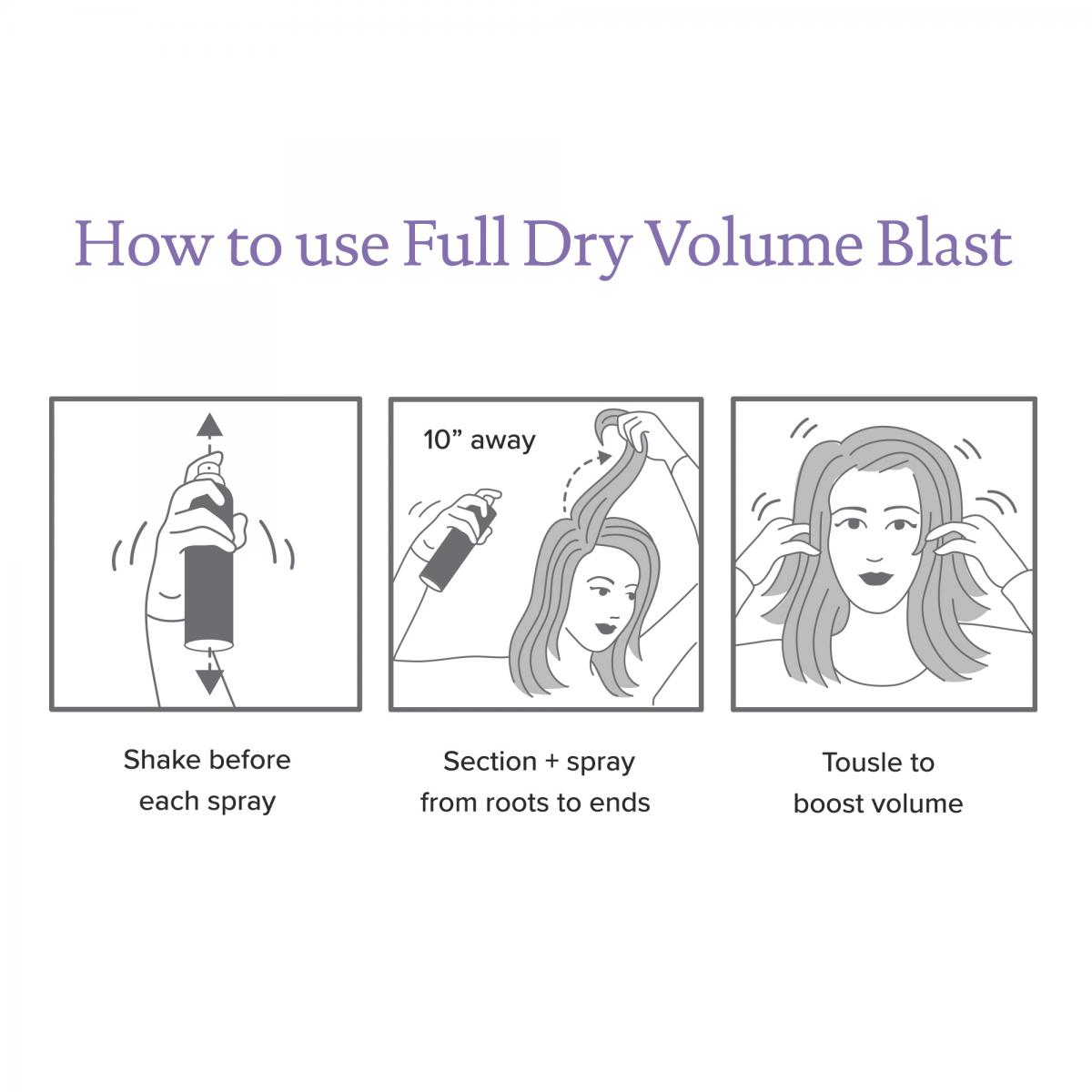 Living Proof Full Dry Volume Blast 238ml, Volymspray - Hairsale.se