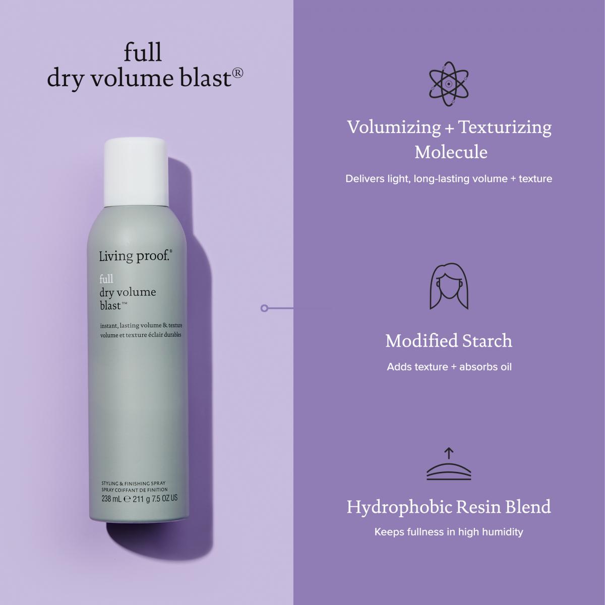 Living Proof Full Dry Volume Blast 238ml, Volymspray - Hairsale.se