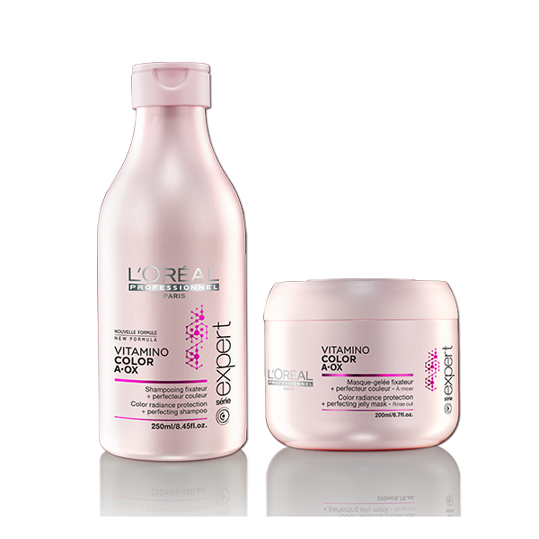Loreal Vitamino Color AOX Shampoo 250ml + Mask 200ml - Hairsale.se