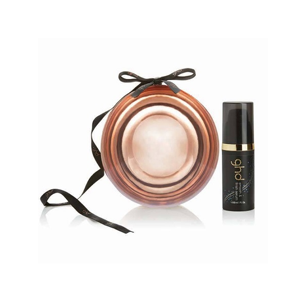 GHD Copper Luxe Collection Smooth & Finish Serum Bauble Gift set - Hairsale.se
