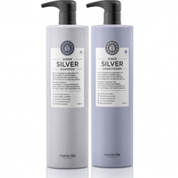 Maria Nila Sheer Silver Duo XXL - Hairsale.se