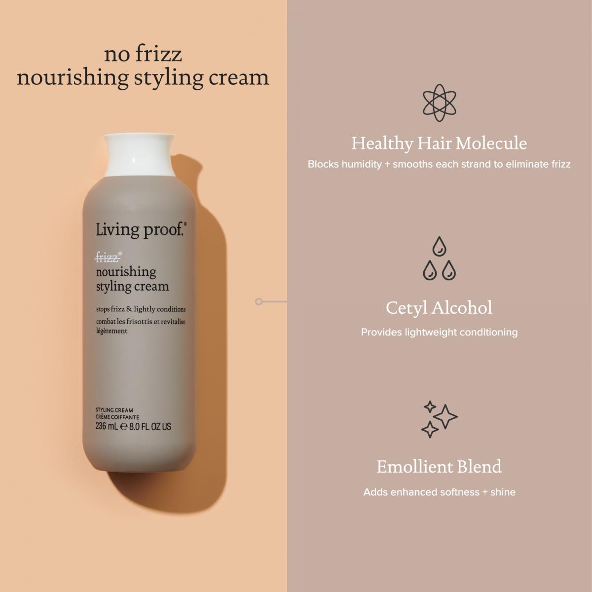 Living Proof No Frizz 118 ml Nourishing Styling Cream - Hairsale.se