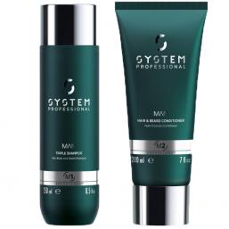 SYSTEM Man Shampoo + Conditioner DUO - Hairsale.se