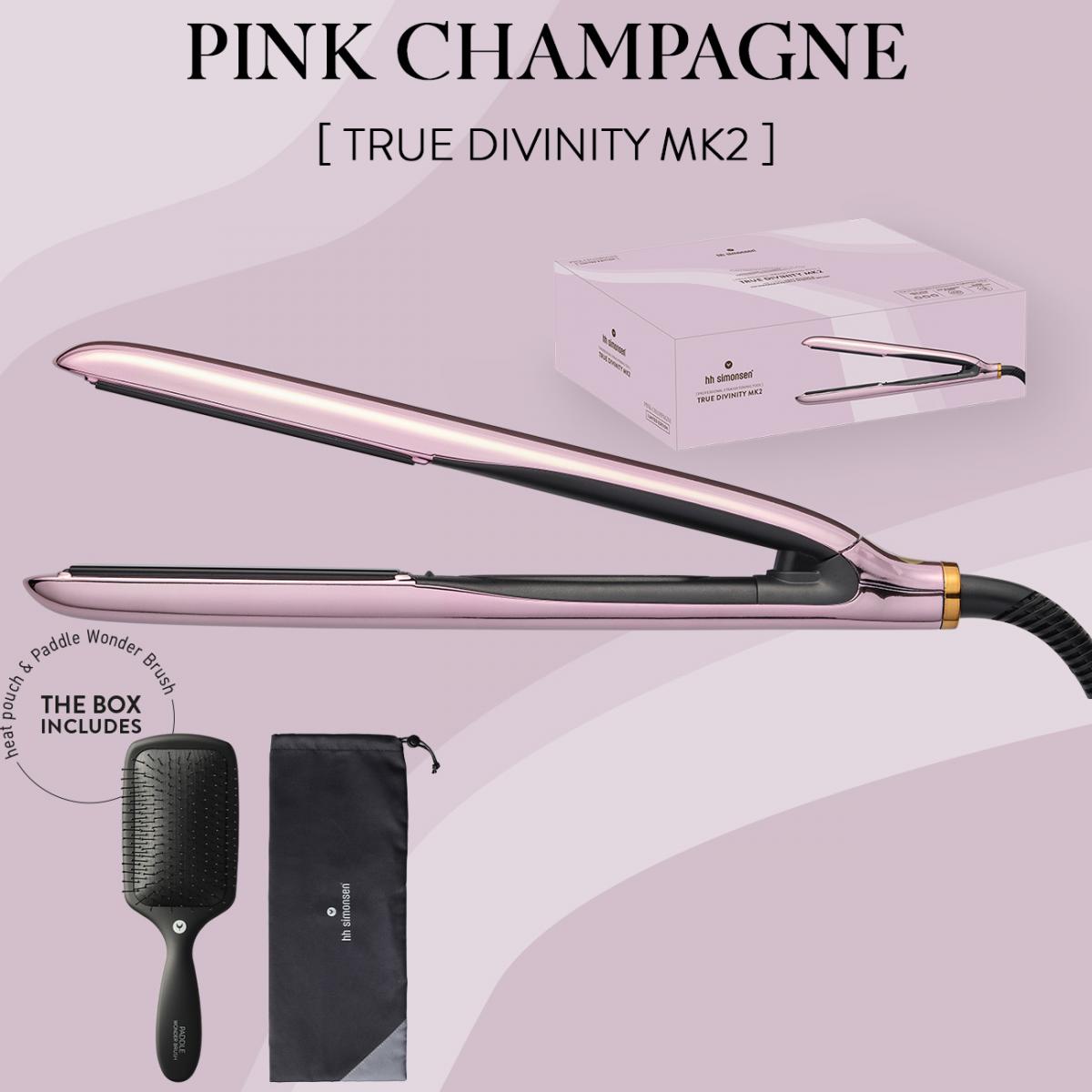 HH Simonsen True Divinity MK2 Plattng - Pink Champagne - Hairsale.se