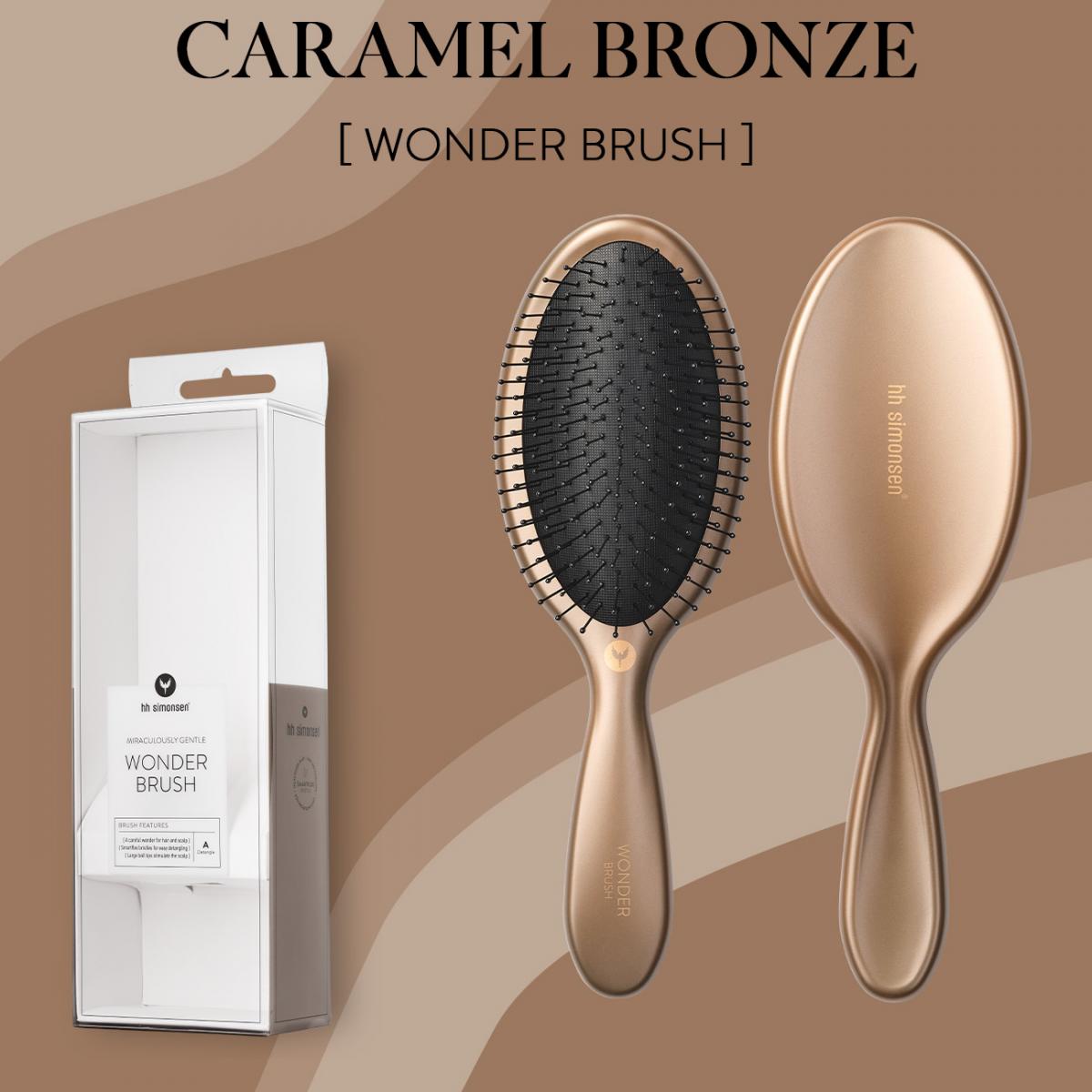 HH Simonsen Wonder Brush - Caramel Bronze - Hairsale.se