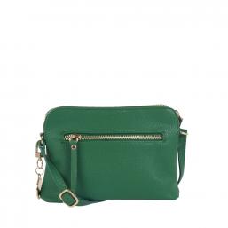 Ulrika Design Leather Handbag, Green - Hairsale.se
