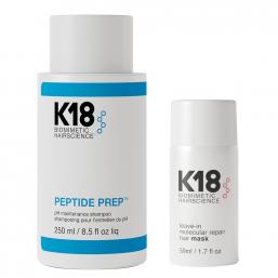 K18 Repair Hair Mask 50 ml + K18 Peptide Prep pH Maintenance Shampoo - Hairsale.se