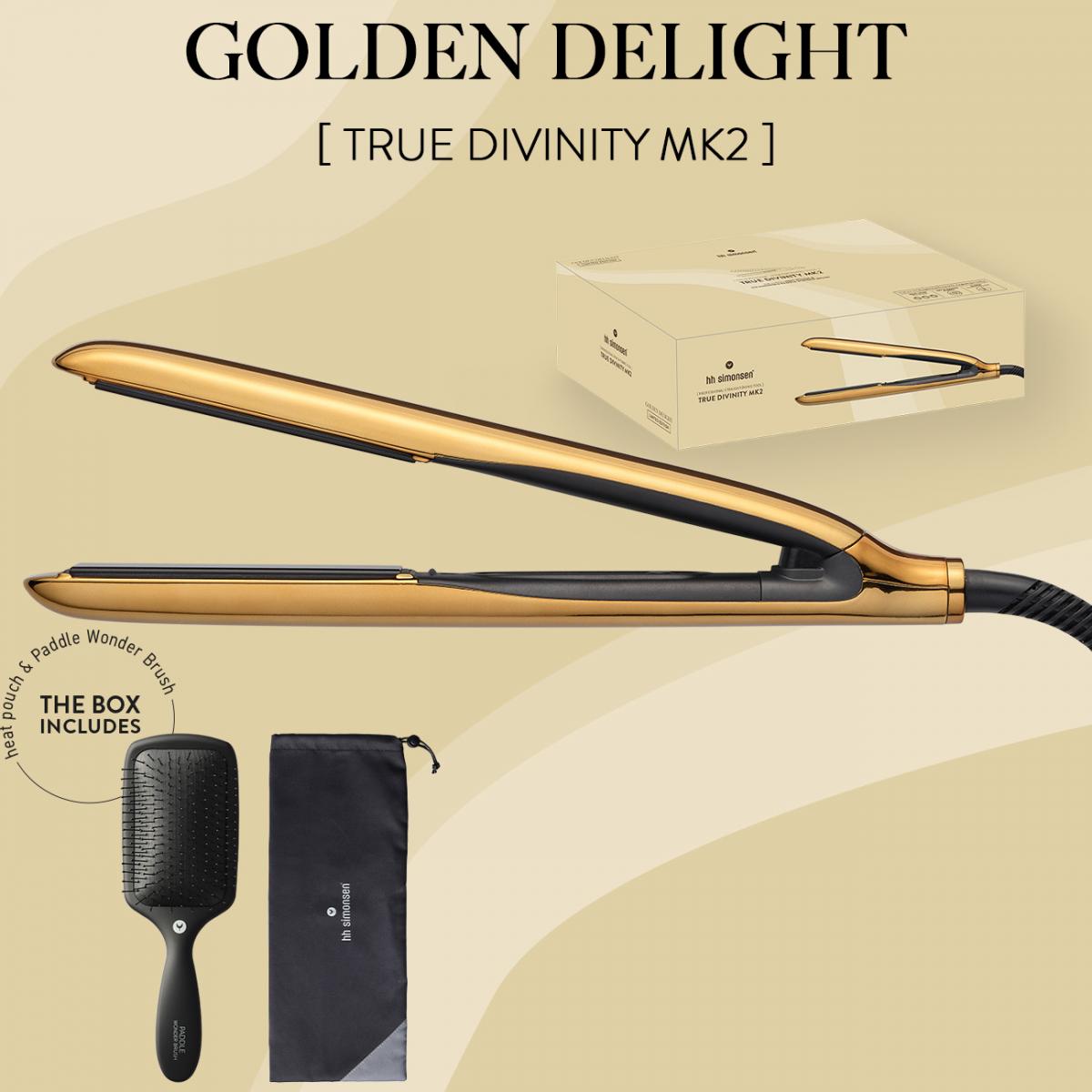 HH Simonsen True Divinity MK2 Plattng - Golden Delight - Hairsale.se