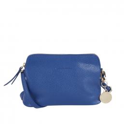 Ulrika Design Leather Handbag, Blue - Hairsale.se