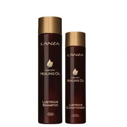 Lanza Keratin Healing Oil Lustrous Shampoo & Conditioner Duo - Hairsale.se