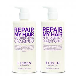 Eleven Australia Repair My Hair Shampoo+Conditioner DUO, 500ml - Hairsale.se