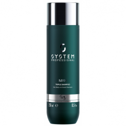 SYSTEM Man Triple Shampoo 250ml - Hairsale.se