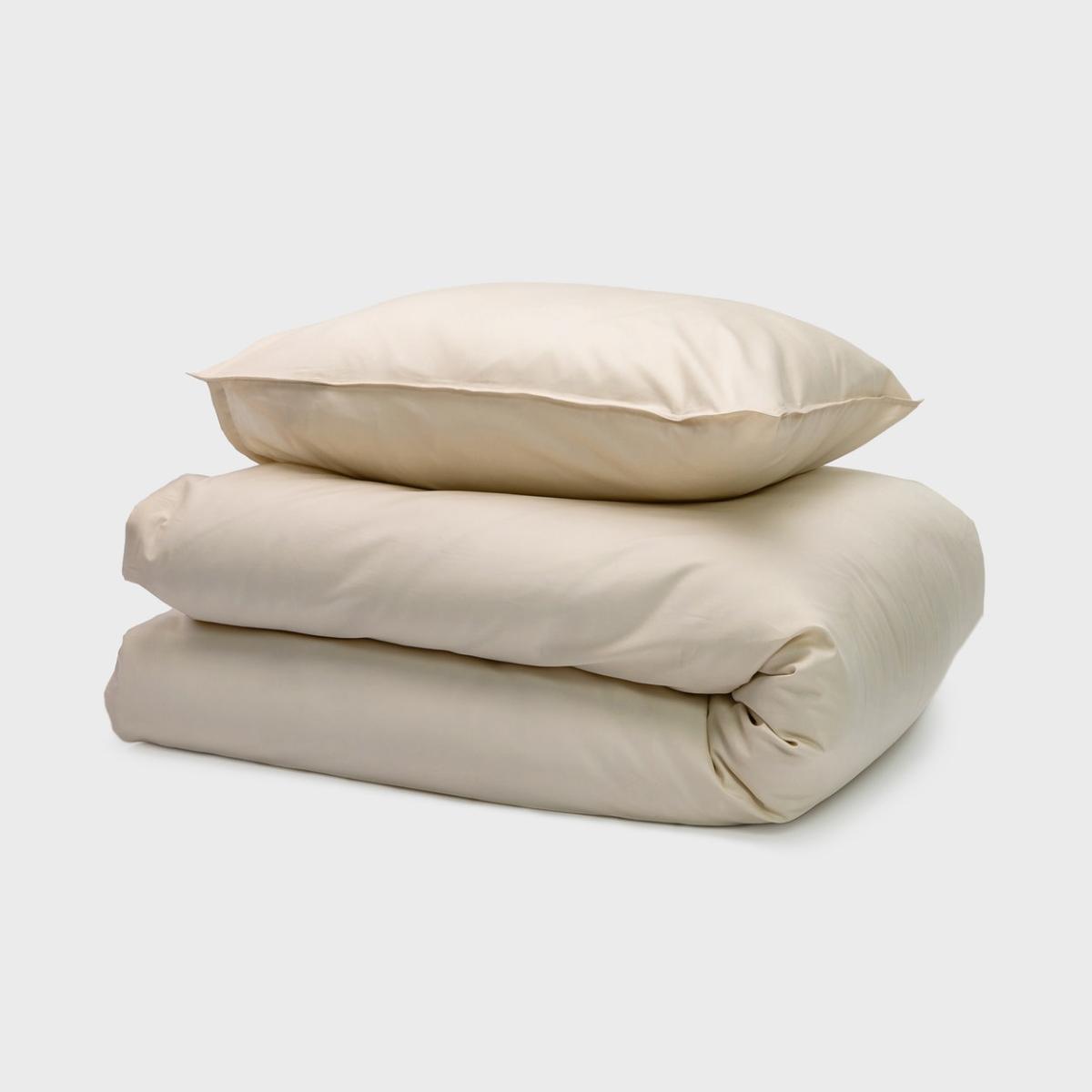CURA Påslakanset Bomull Offwhite 150x210 cm - Hairsale.se