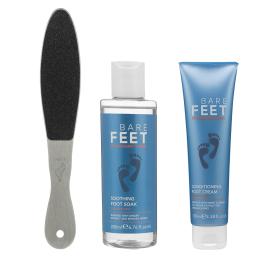 Bare Feet Soothing Foot Soak + Cream + File TRIO - Hairsale.se