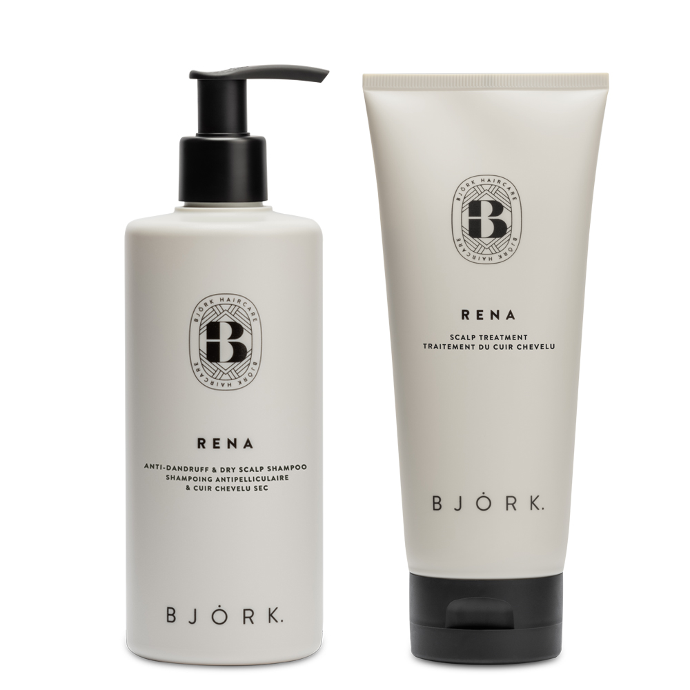 Bjrk Rena Anti-Dandruff Shampoo + Scalp Treatment DUO - Hairsale.se