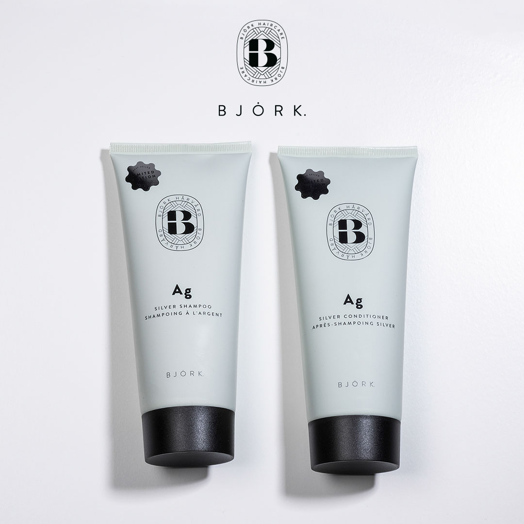 Bjrk Ag Silver Shampoo + Conditioner, tub DUO - Hairsale.se
