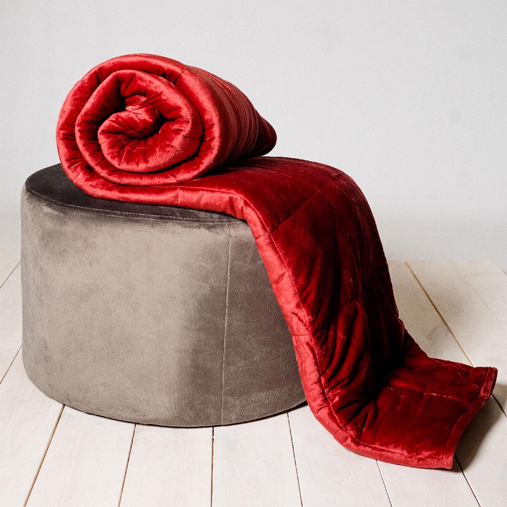 Cura Minky, tung mysfilt, Vinröd - Hairsale.se