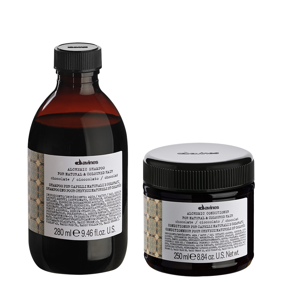 Davines Alchemic Chocolate Shampoo + Conditioner DUO