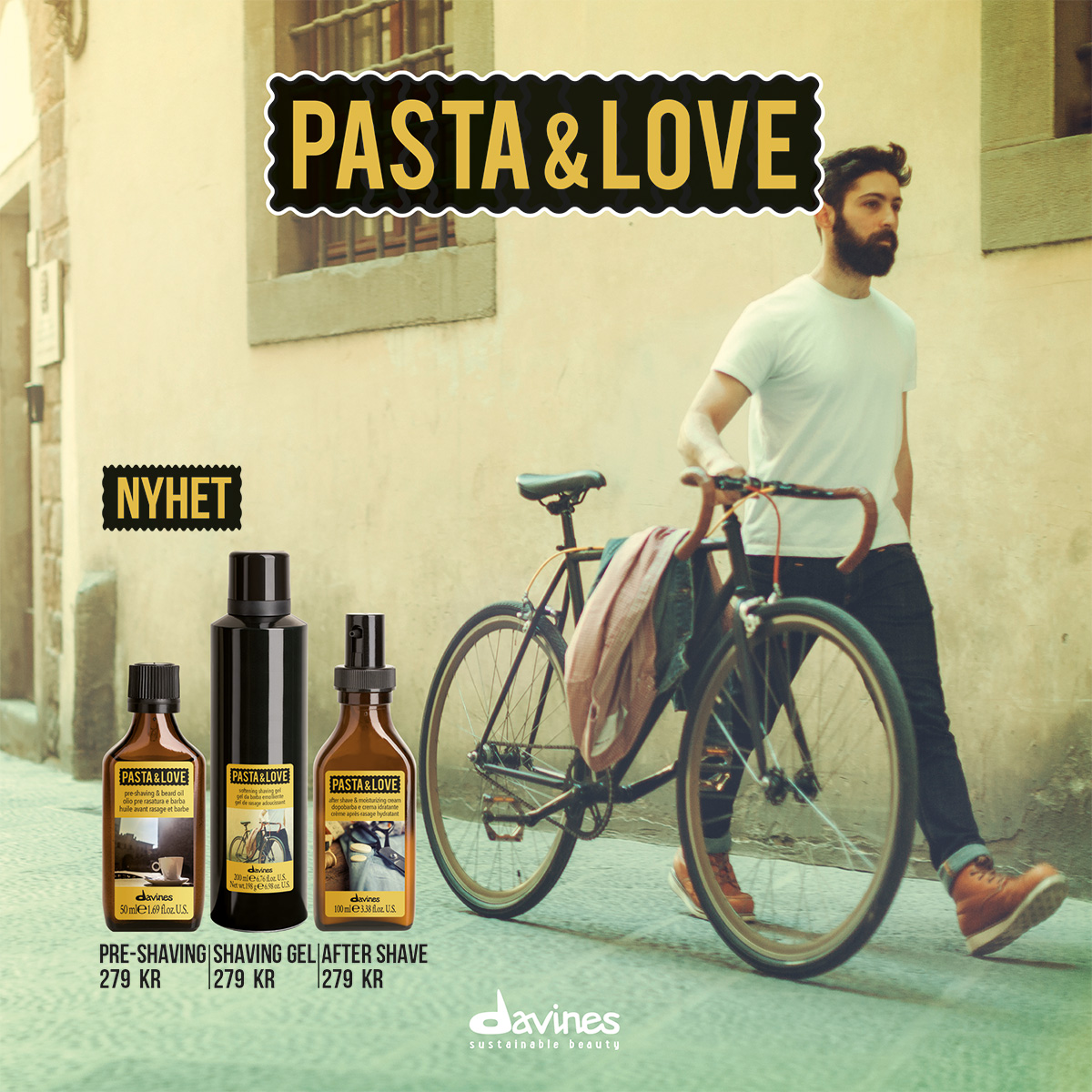 Pasta and Love Shaving Trio - Hairsale.se
