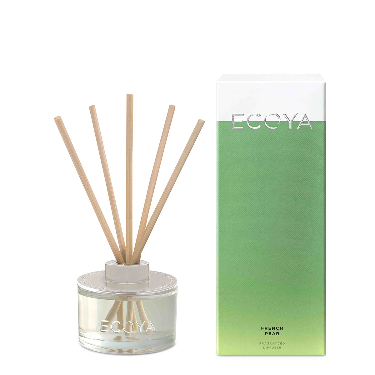 Ecoya Mini Reed Diffuser, French Pear, Doftstickor - Hairsale.se