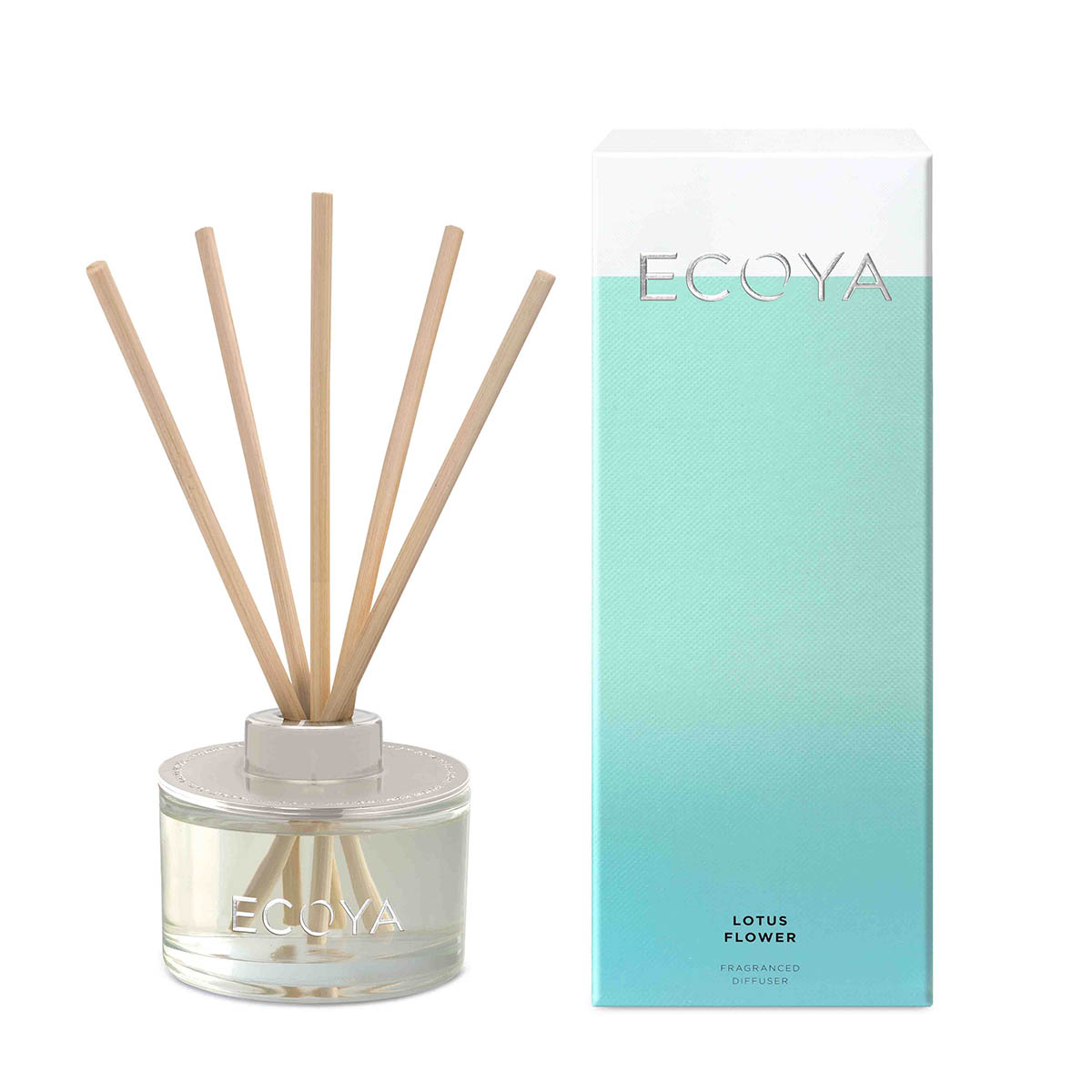 Ecoya Mini Reed Diffuser, Lotus Flower, Doftstickor - Hairsale.se