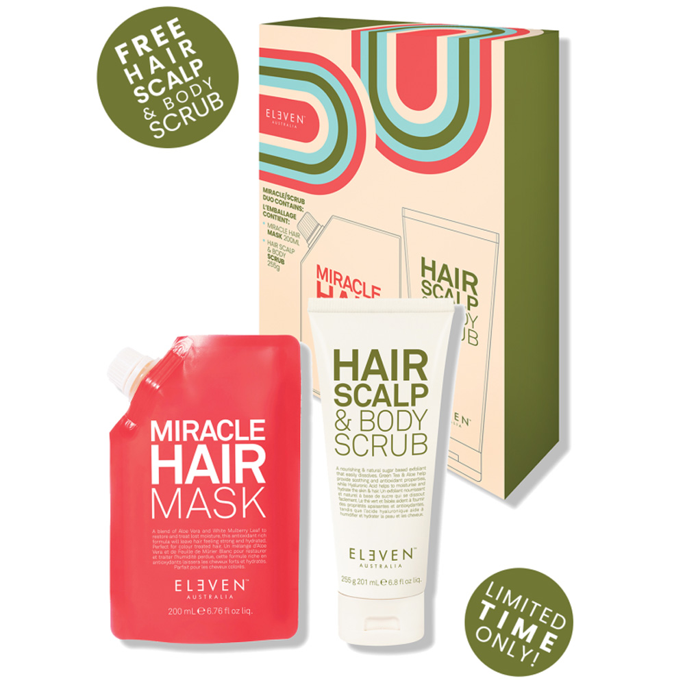 Eleven Australia Mask & Scrub DUO Box - Hairsale.se