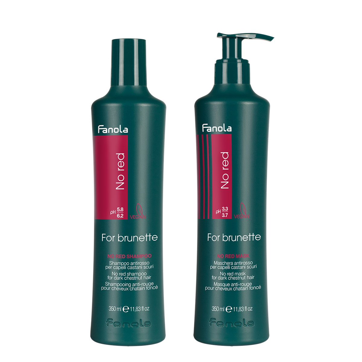 Fanola No Red Shampoo + Mask DUO - Hairsale.se