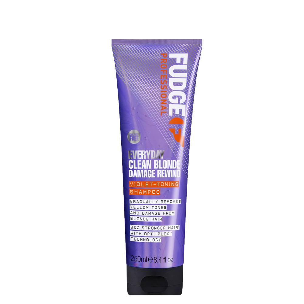 Fudge Clean Blonde Damage Rewind Violet Shampoo 250 ml - Hairsale.se