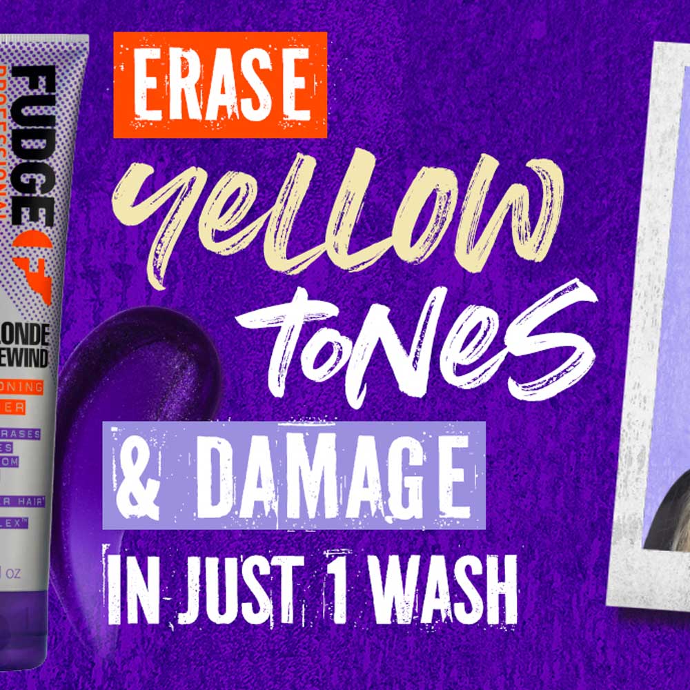 Fudge Clean Blonde Damage Rewind Violet Shampoo + Conditioner Duo - Hairsale.se