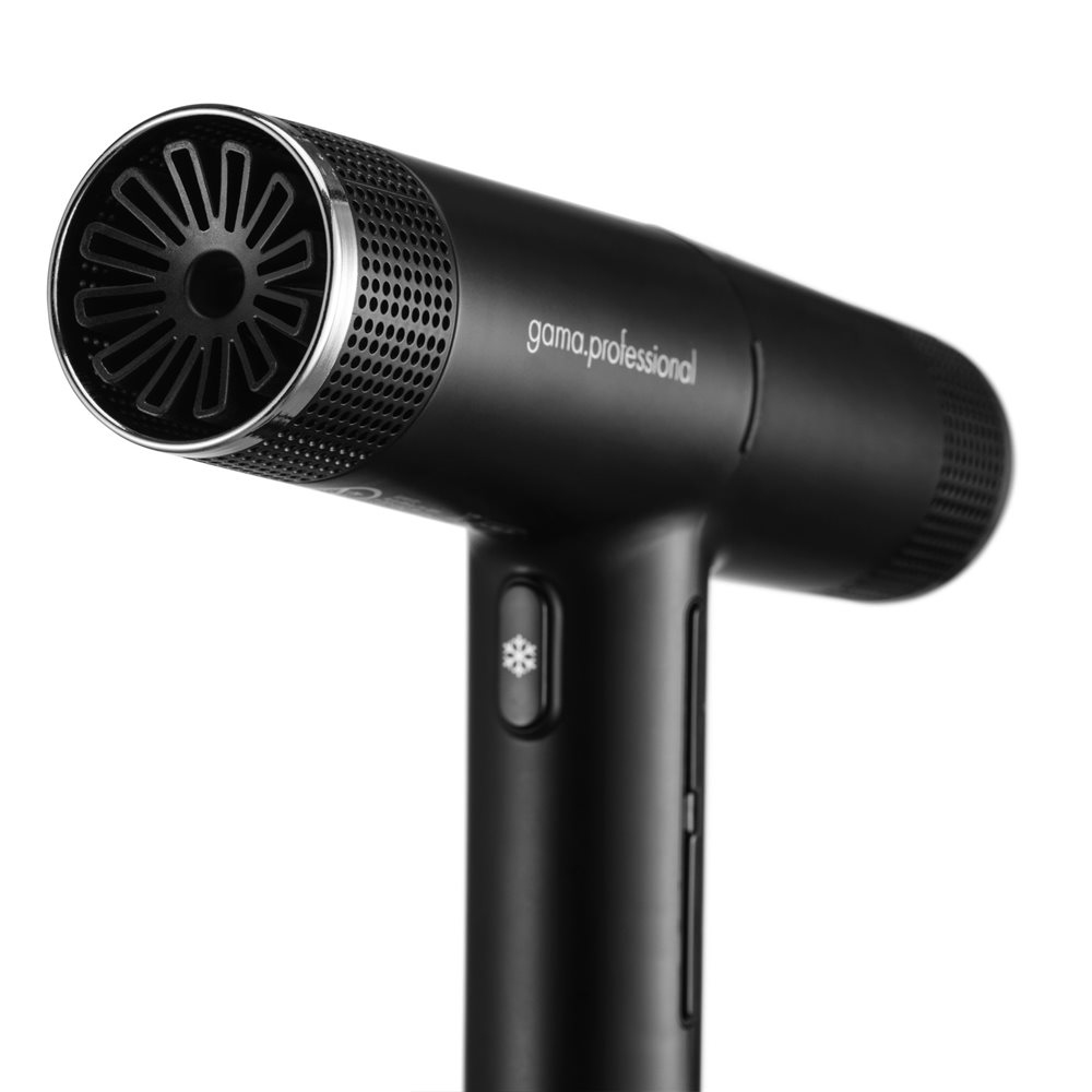 GA.MA Professional IQ Hairdryer Svart - Hairsale.se