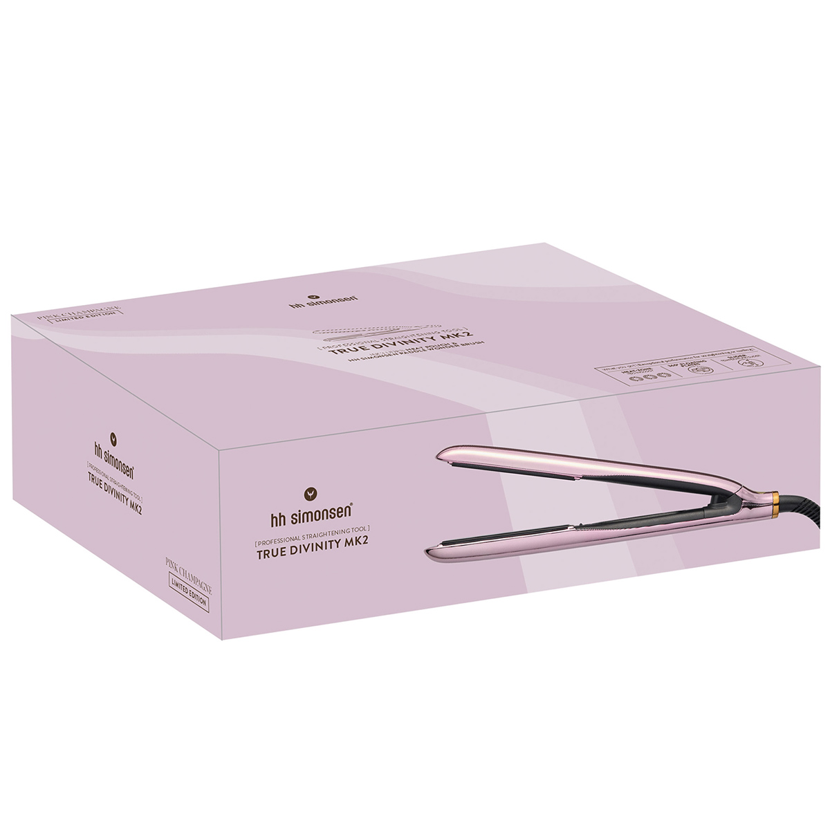 HH Simonsen True Divinity MK2 Plattång - Pink Champagne - Hairsale.se