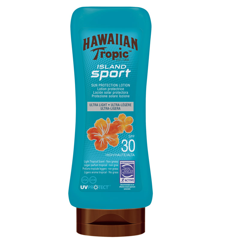 Hawaiian Tropic Island Sport Lotion SPF 30, 180ml - Hairsale.se