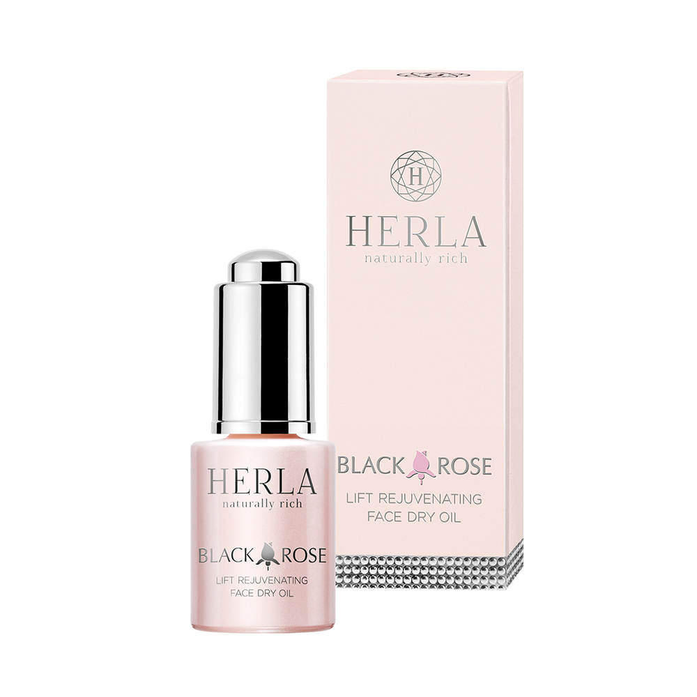 Herla Black Rose Lift rejuvenating face dry oil, 15ml - Hairsale.se