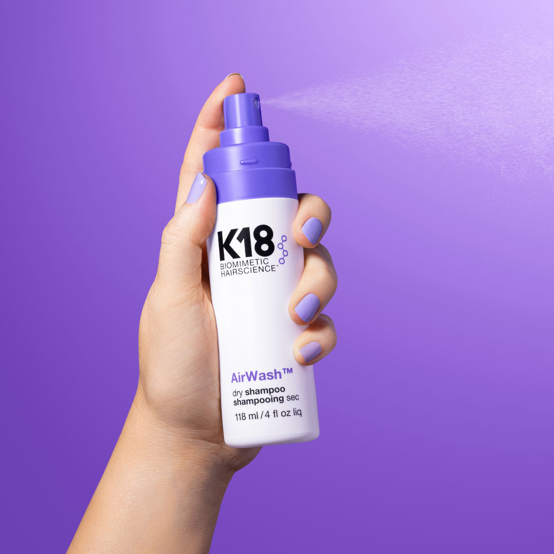 K18 AirWash, Dry Shampoo, 118ml - Hairsale.se