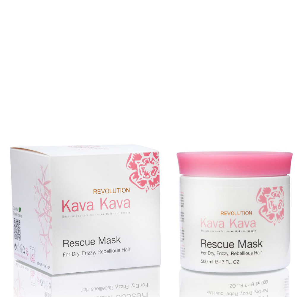 Kava Kava Rescue Mask 500ml, Inpackning mot frissigt hr - Hairsale.se