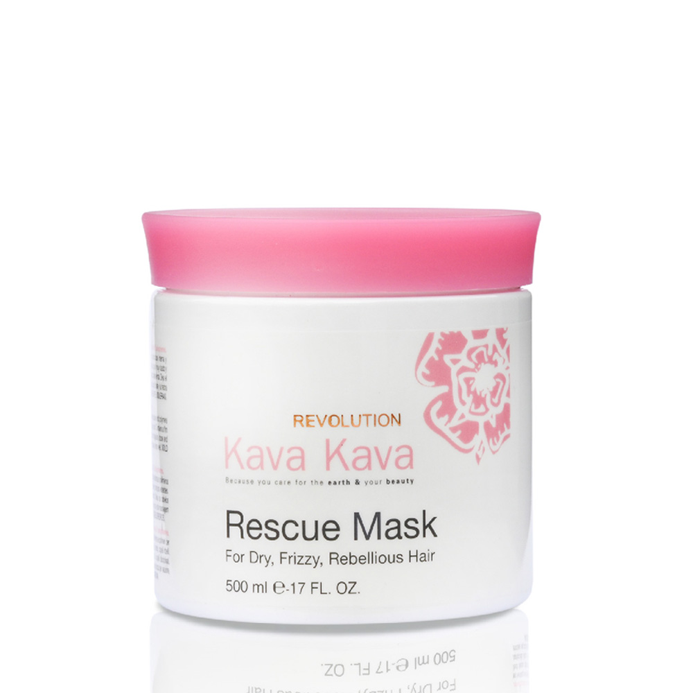Kava Kava Rescue Mask 500ml, Inpackning mot frissigt hår - Hairsale.se