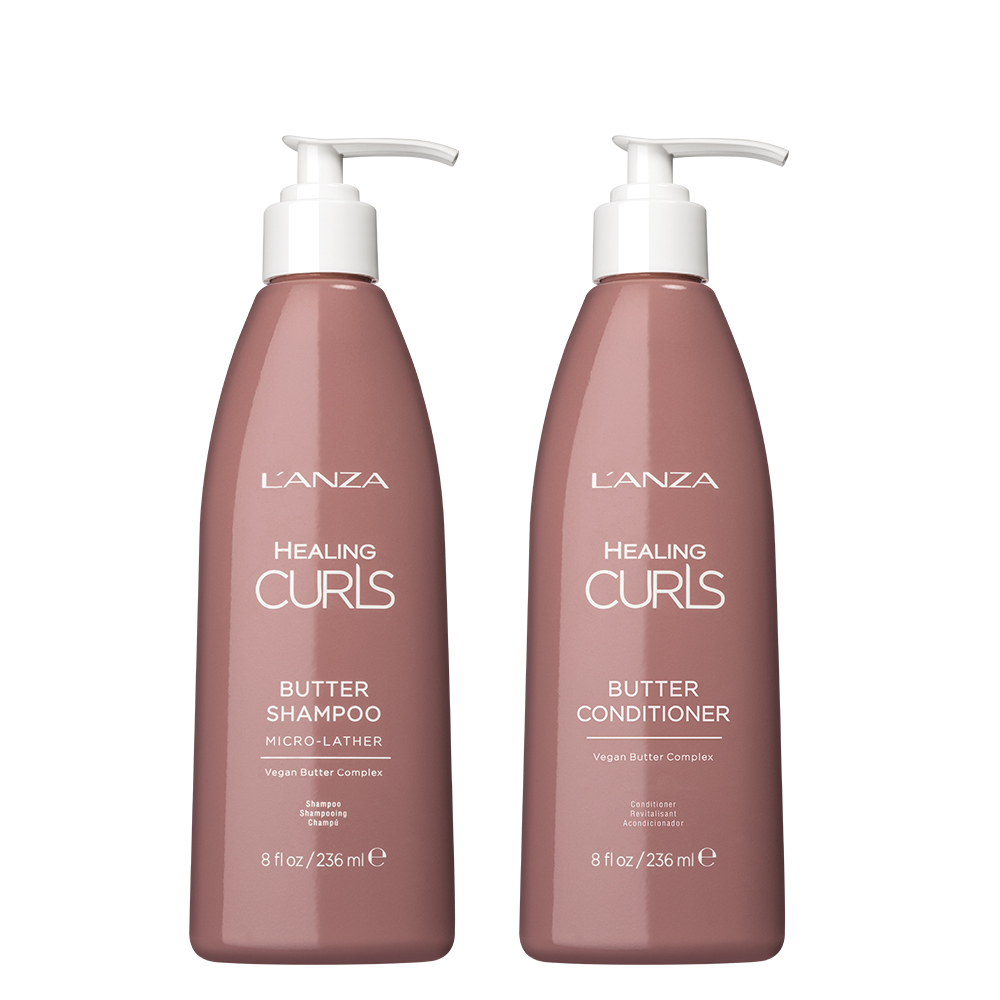 Lanza Healing Curls Butter Shampoo + Conditioner DUO - Hairsale.se