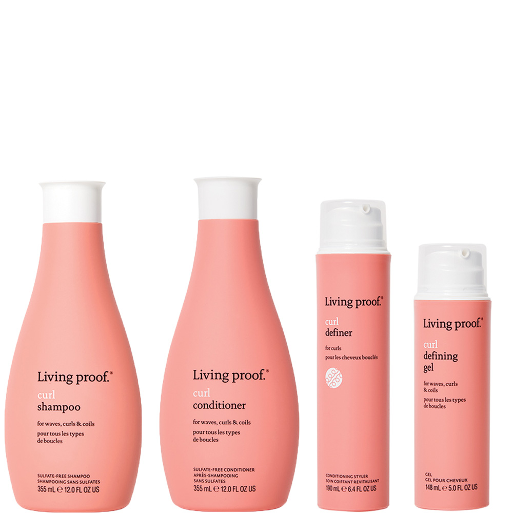 Living Proof Curl Family 4 - Shampoo+Conditioner+Styling+Finish - Hairsale.se