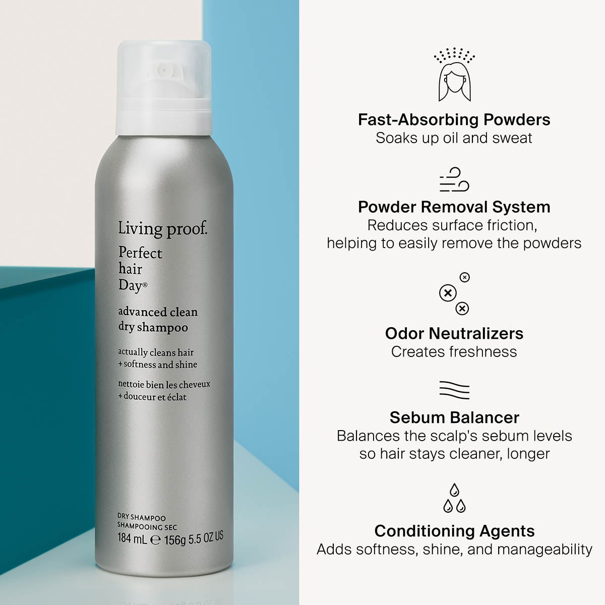 Living Proof PHD Advanced Clean Dry Shampoo, 90ml - Hairsale.se