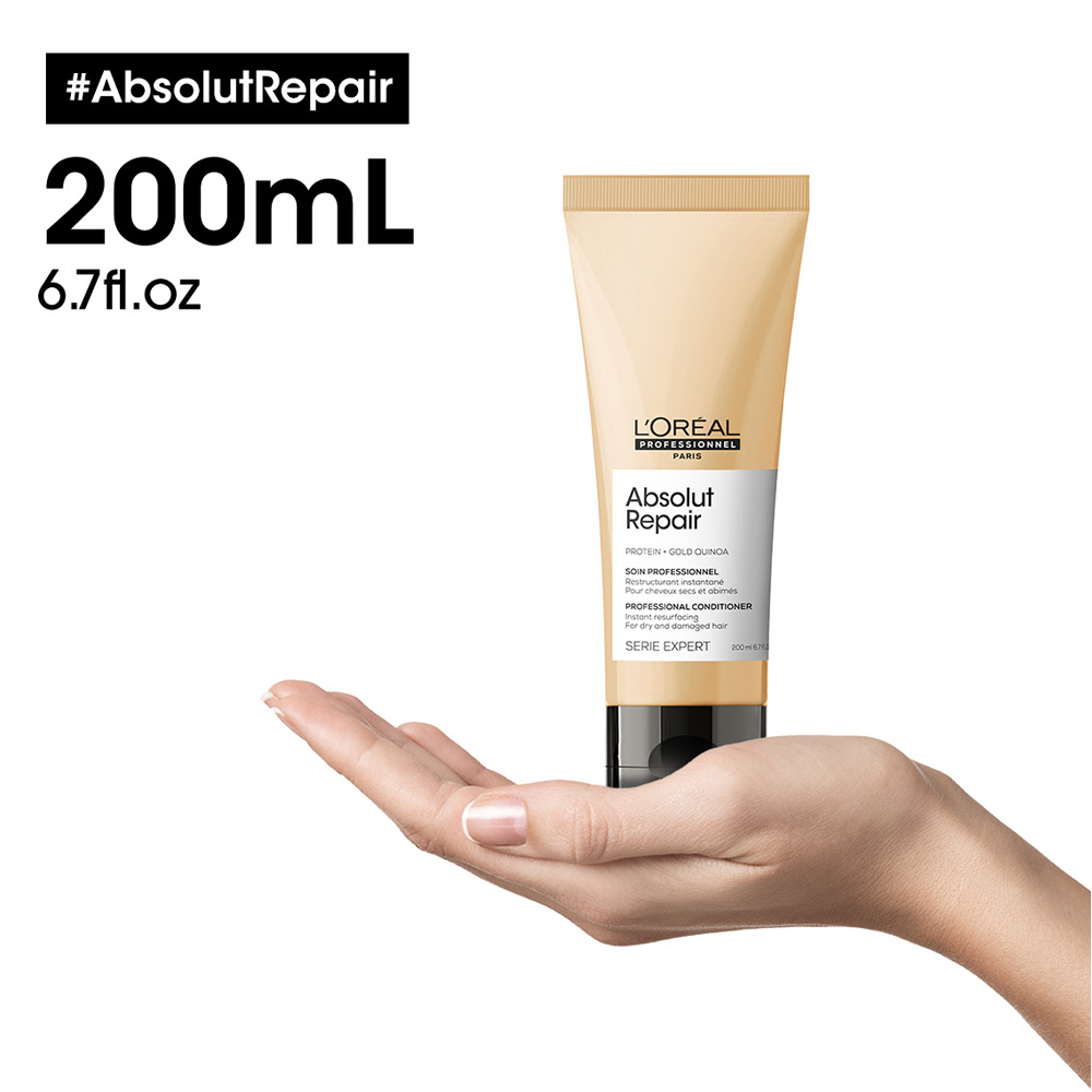 Loreal Absolut Repair Gold Quinoa Conditioner, 200ml - Hairsale.se