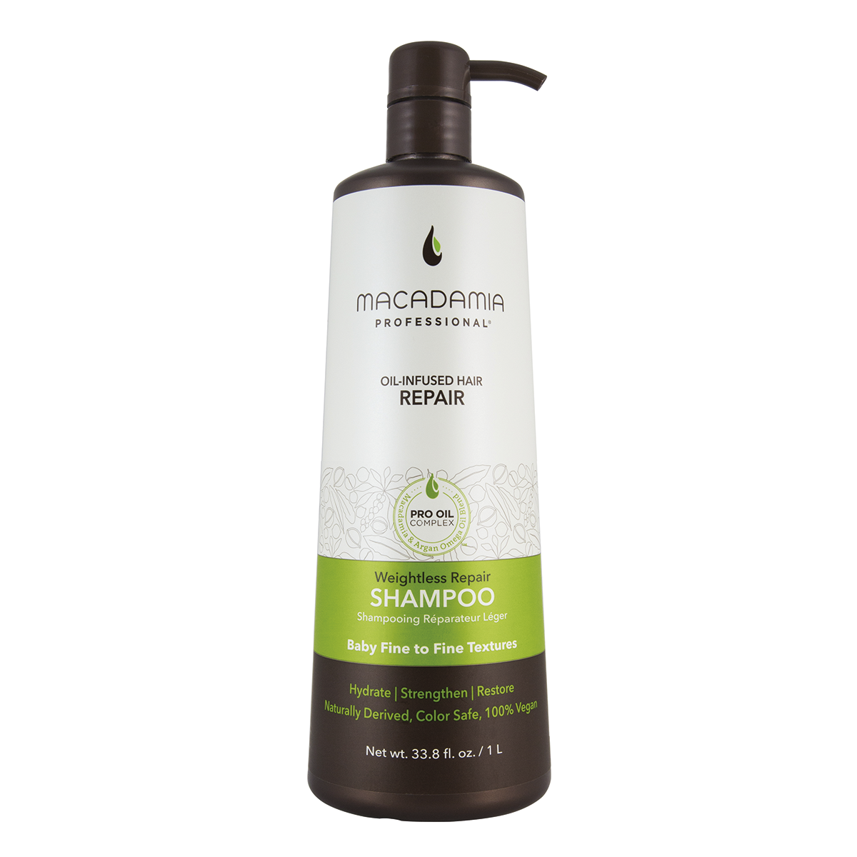 Macadamia Weightless Repair Shampoo 1000ml - Hairsale.se