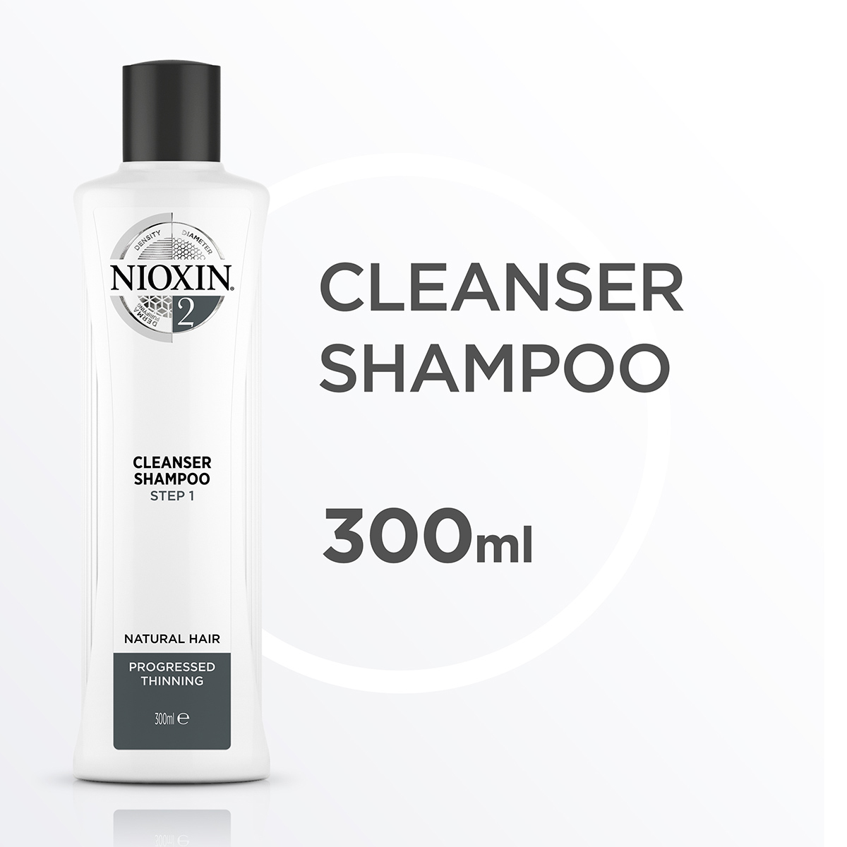 Nioxin System 2 Cleanser Shampoo 300ml - Hairsale.se