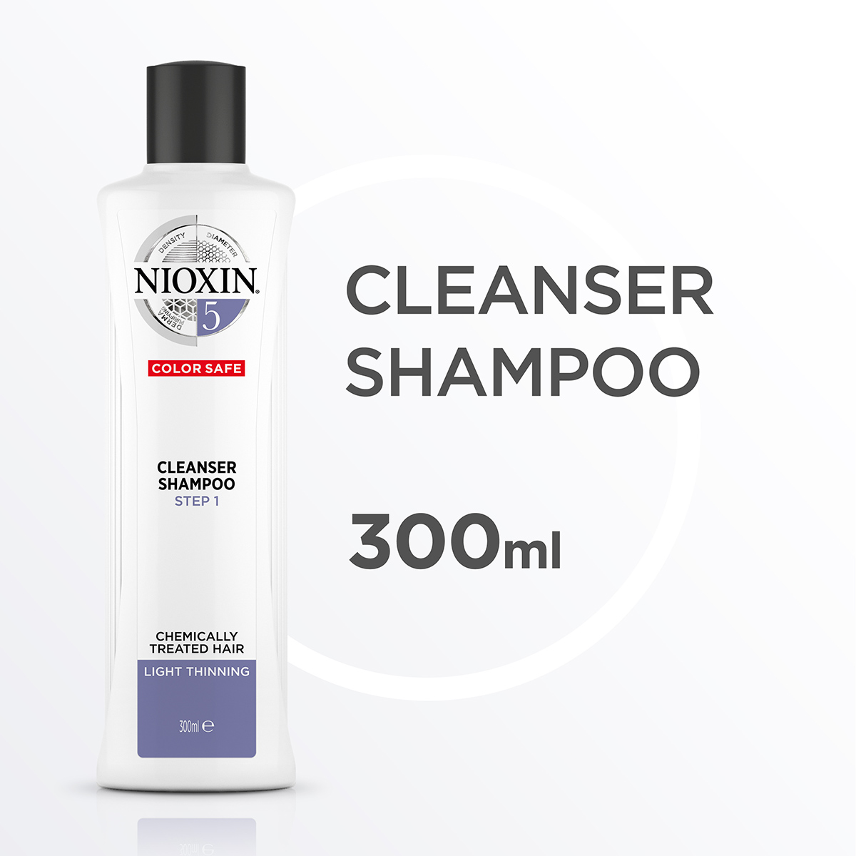 Nioxin System 5 Cleanser Shampoo 300ml - Hairsale.se