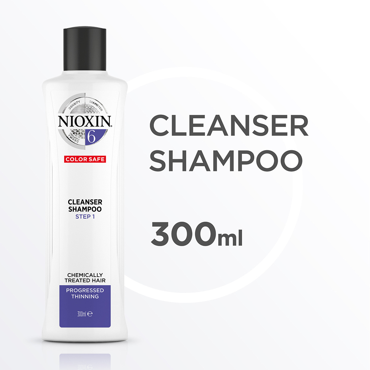 Nioxin System 6 Cleanser Shampoo 300ml - Hairsale.se