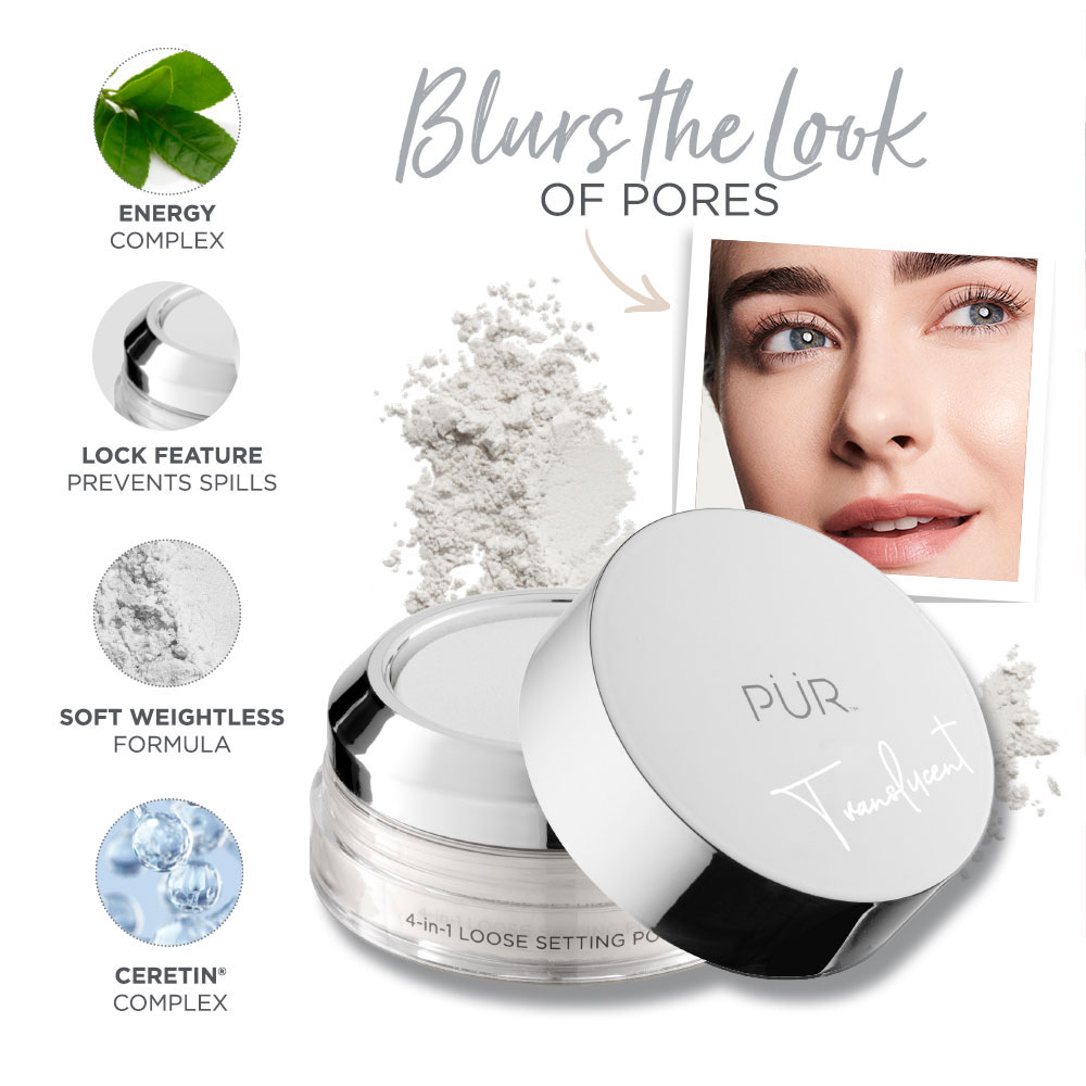 PUR 4-in-1 Loose Setting Powder Translucent - Hairsale.se