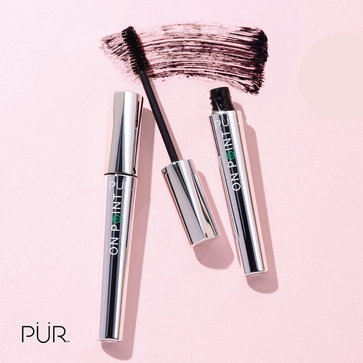 PUR On Point 4-in-1 Volymmascara Svart - Hairsale.se