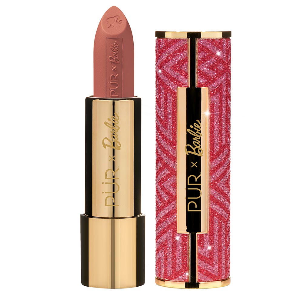 PUR X Barbie Iconic Lips Trailblazer rosa beige läppstift - Hairsale.se