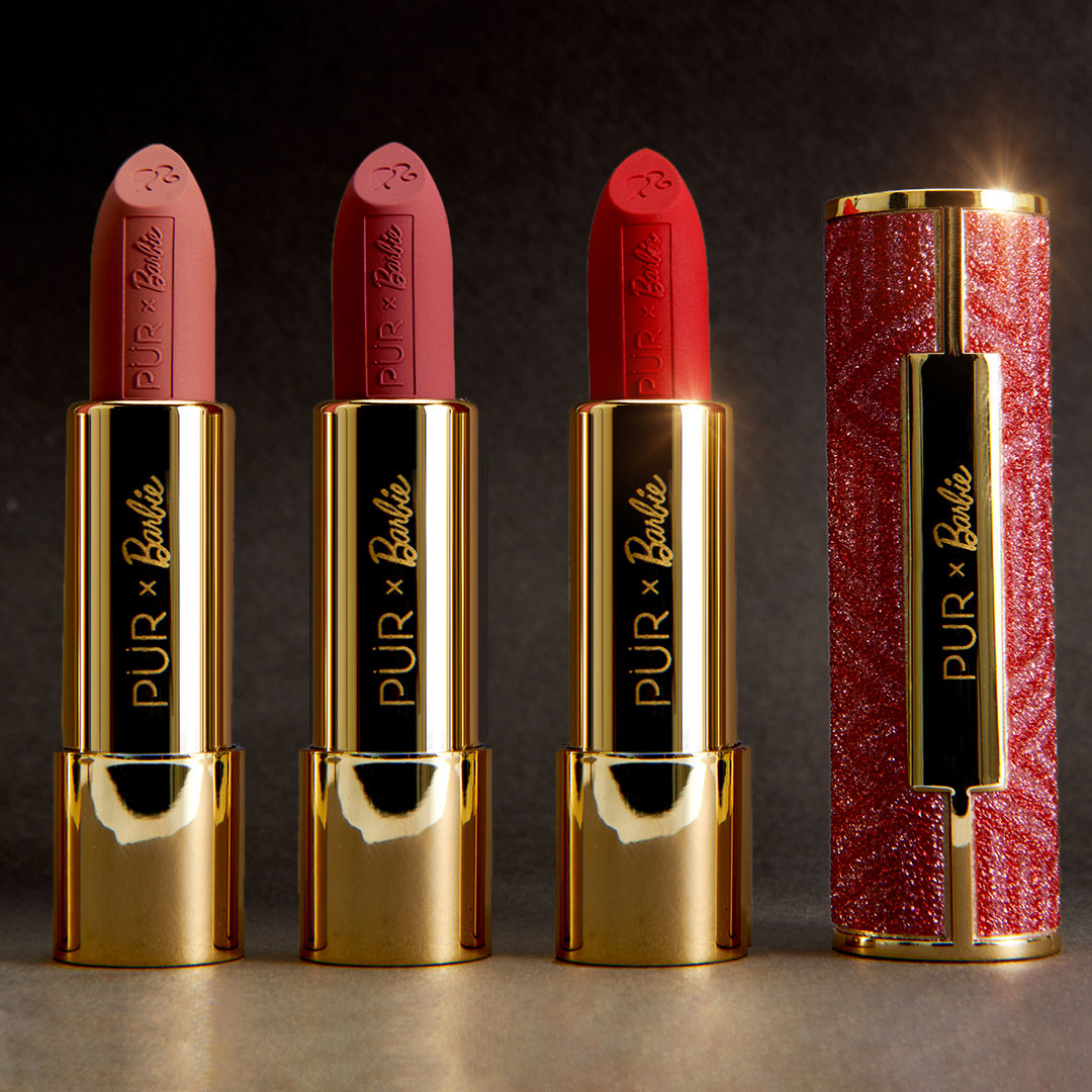 PUR X Barbie Iconic Lips Trailblazer rosa beige läppstift - Hairsale.se