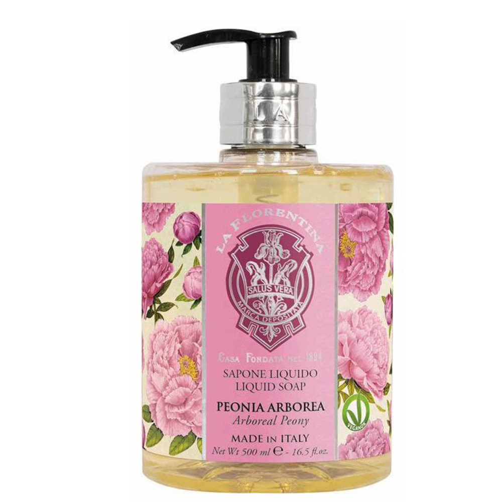 La Florentina, Flytande Tvål, Peonia Arborea 500ml - Hairsale.se