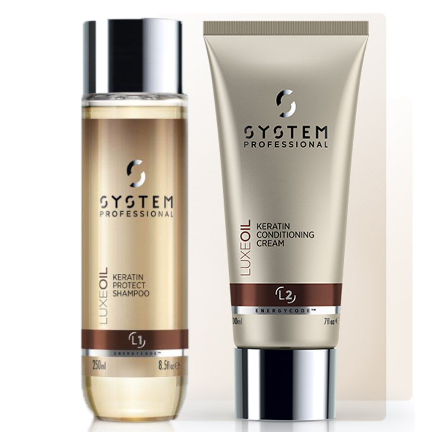 SYSTEM Luxeoil Keratin Shampoo + Conditioner DUO